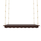 Faye Carved Hanging Swing — view 3
