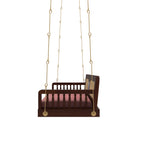 Jolie Cane Upholstered Hanging Swing — view 5