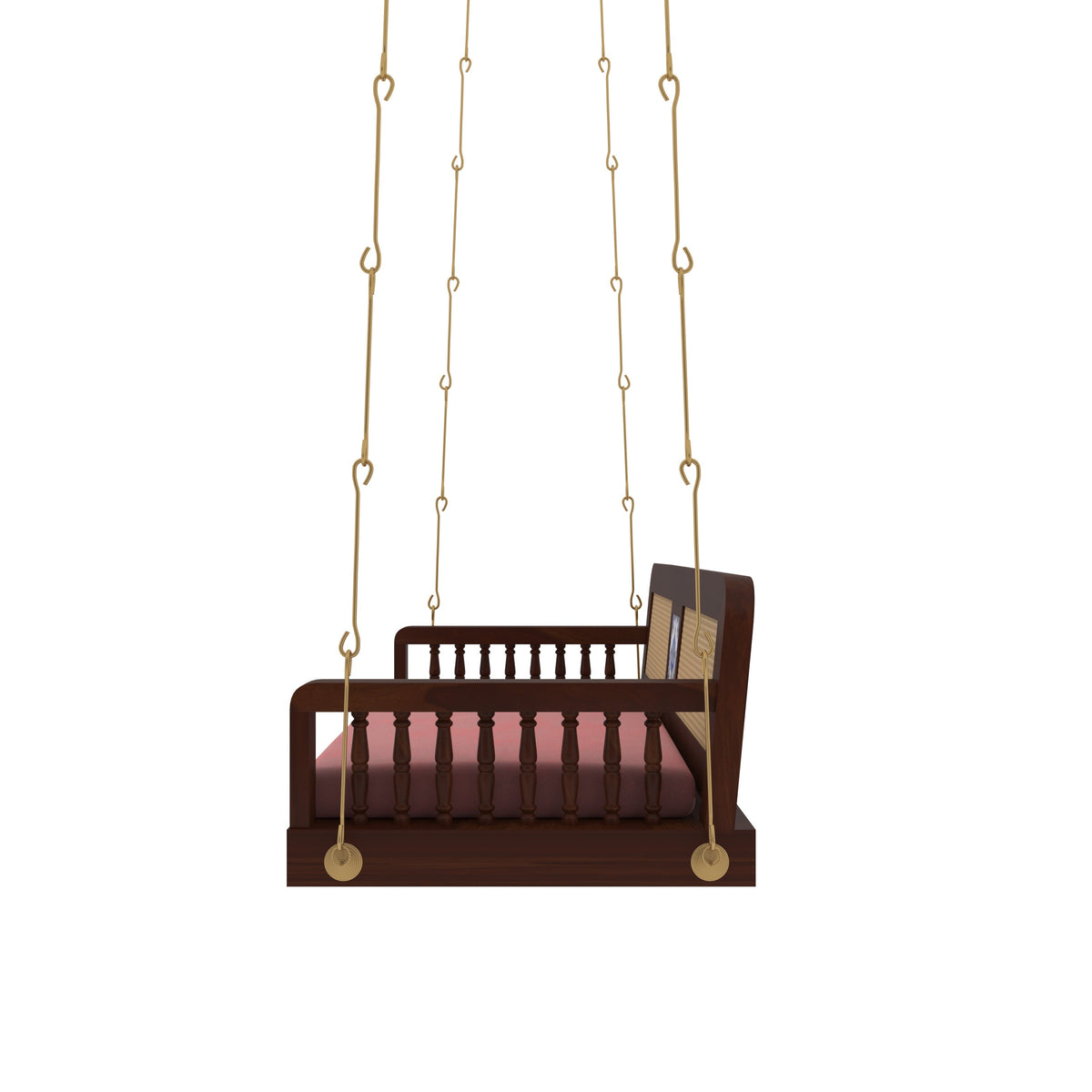 Jolie Cane Upholstered Hanging Swing — view 5