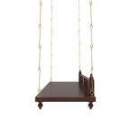 Iris Solid Wood Hanging Swing — view 4