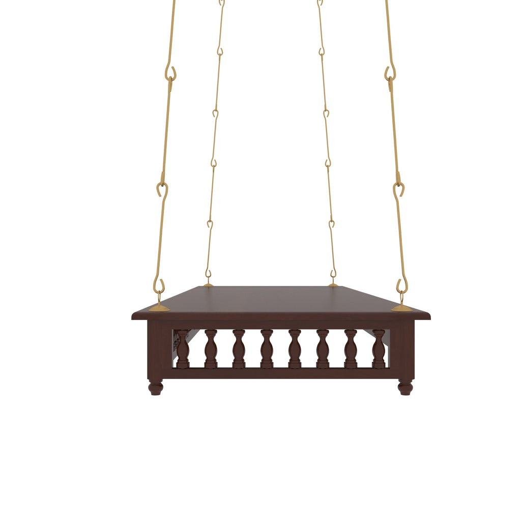 Emery Solid Wood Hanging Swing — view 4
