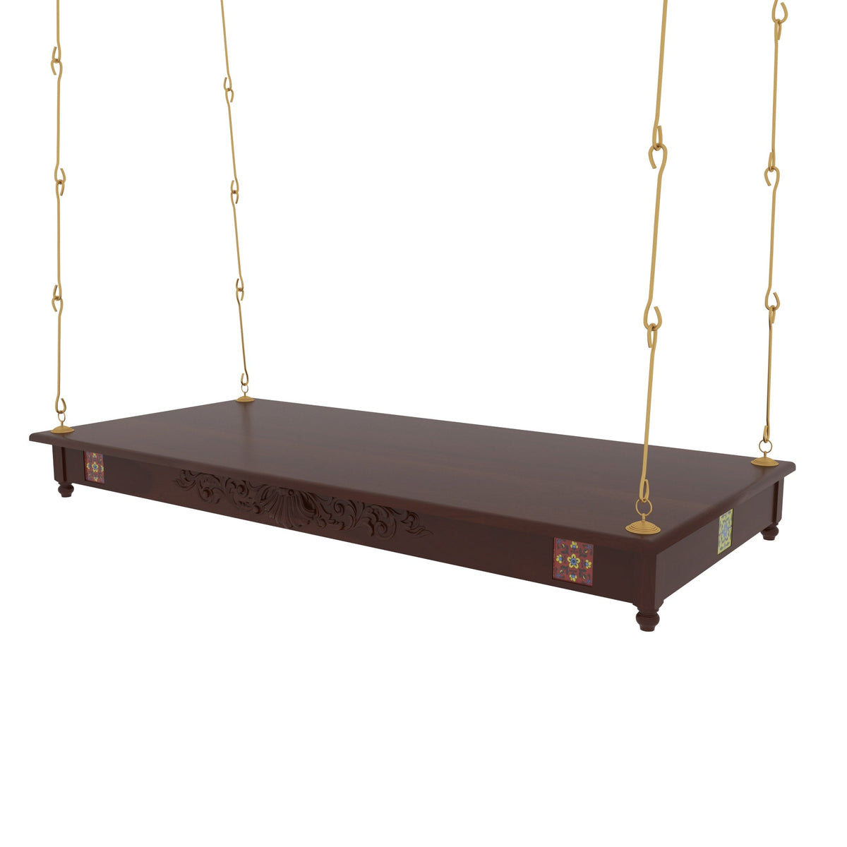 Estelle Carved Hanging Swing — view 4