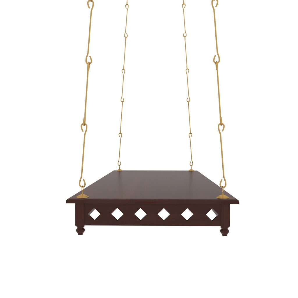 Evora Solid Wood Hanging Swing — view 4