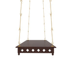 Evora Solid Wood Hanging Swing — view 4