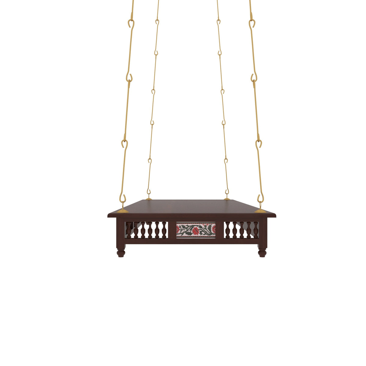 Elara Carved Hanging Swing — view 4