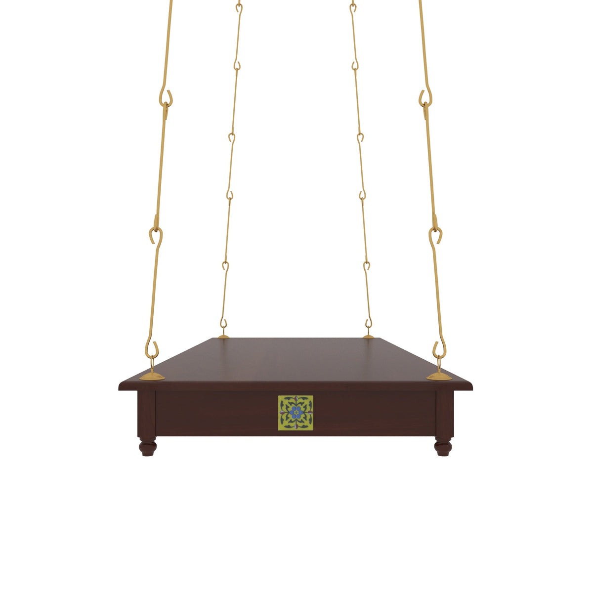 Estelle Carved Hanging Swing — view 5
