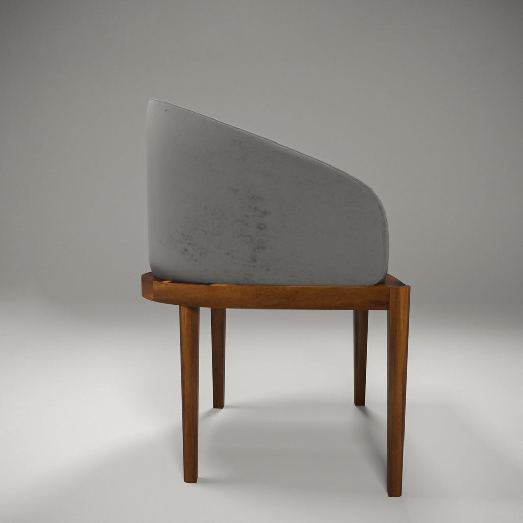 Olena Solid Wood Armchair — view 4