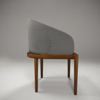 Olena Solid Wood Armchair — view 4