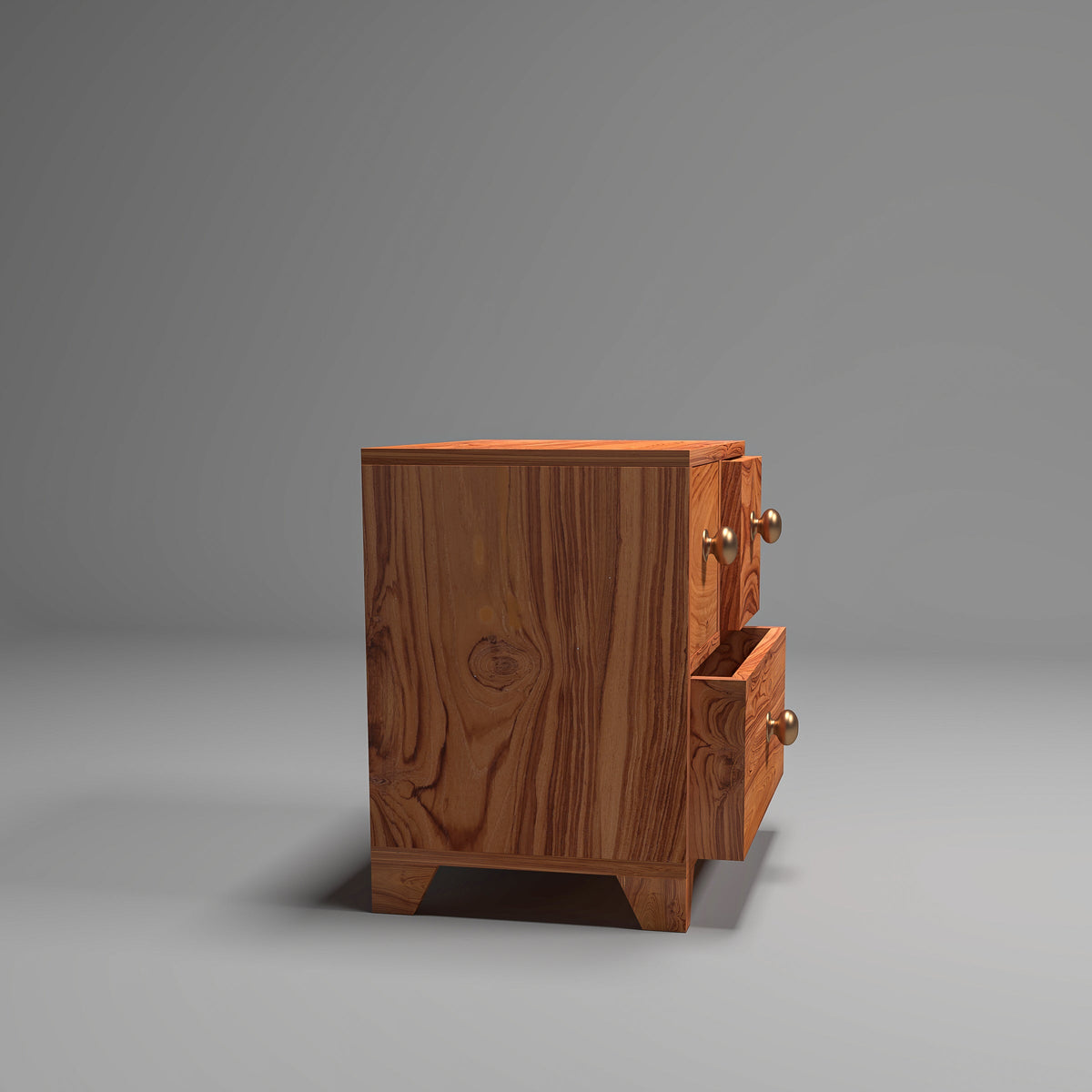 Tavi Solid Wood 3 Compartment Desk Organizer - Natural - product image 4