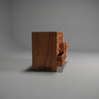 Luca Solid Wood 5 Drawer Desk Chest - Natural - product image 3