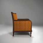 Cora Upholstered Rustic Armchair — view 4