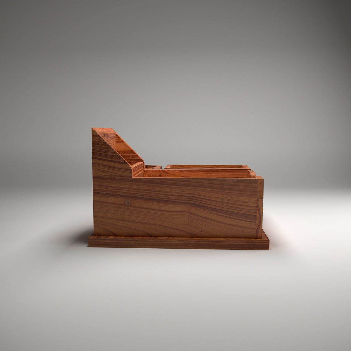 Briar Solid Wood Compact Desk Organizer - Natural - product image 4