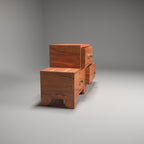 Tiernan Solid Wood Tiered 3 Drawer Chest - product image 3