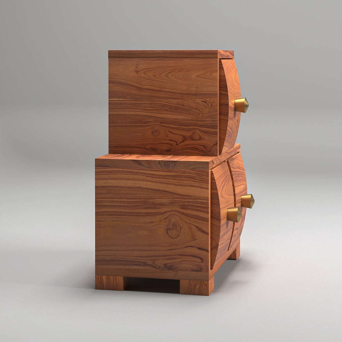 Etta Solid Wood Tiered 3 Drawer Chest - product image 3