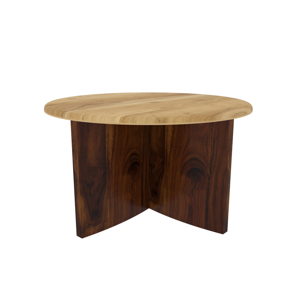 Elise Round Two-Tone Coffee Table — view 3