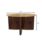 Elise Round Two-Tone Coffee Table — view 4