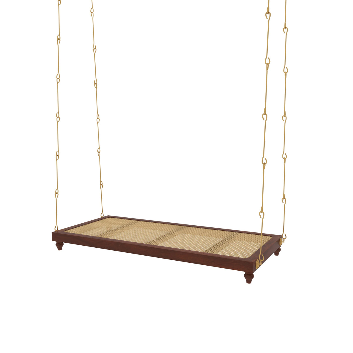 Giselle Solid Wood Hanging Swing — view 3