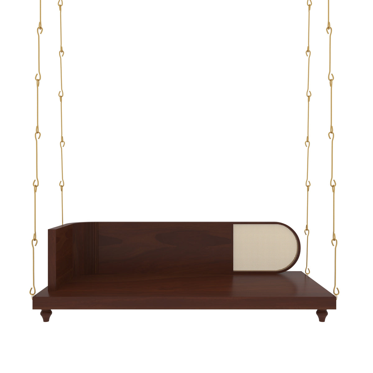 Flora Solid Wood Hanging Swing — view 3