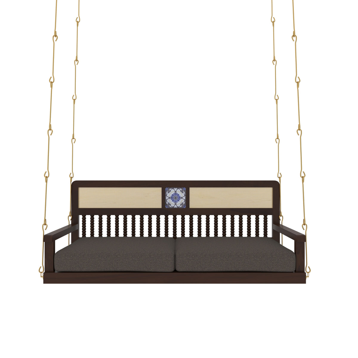 Iona Upholstered Hanging Swing — view 4