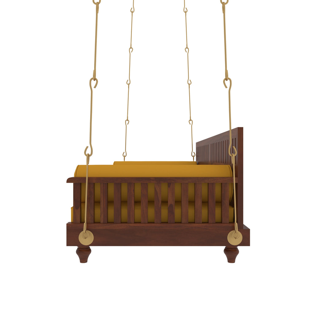 Juniper Slatted Upholstered Hanging Swing — view 5