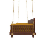 Juniper Slatted Upholstered Hanging Swing — view 5