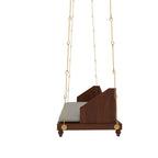 Gaia Spindle Upholstered Hanging Swing — view 5