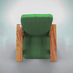 Flora Upholstered Green Armchair — view 6