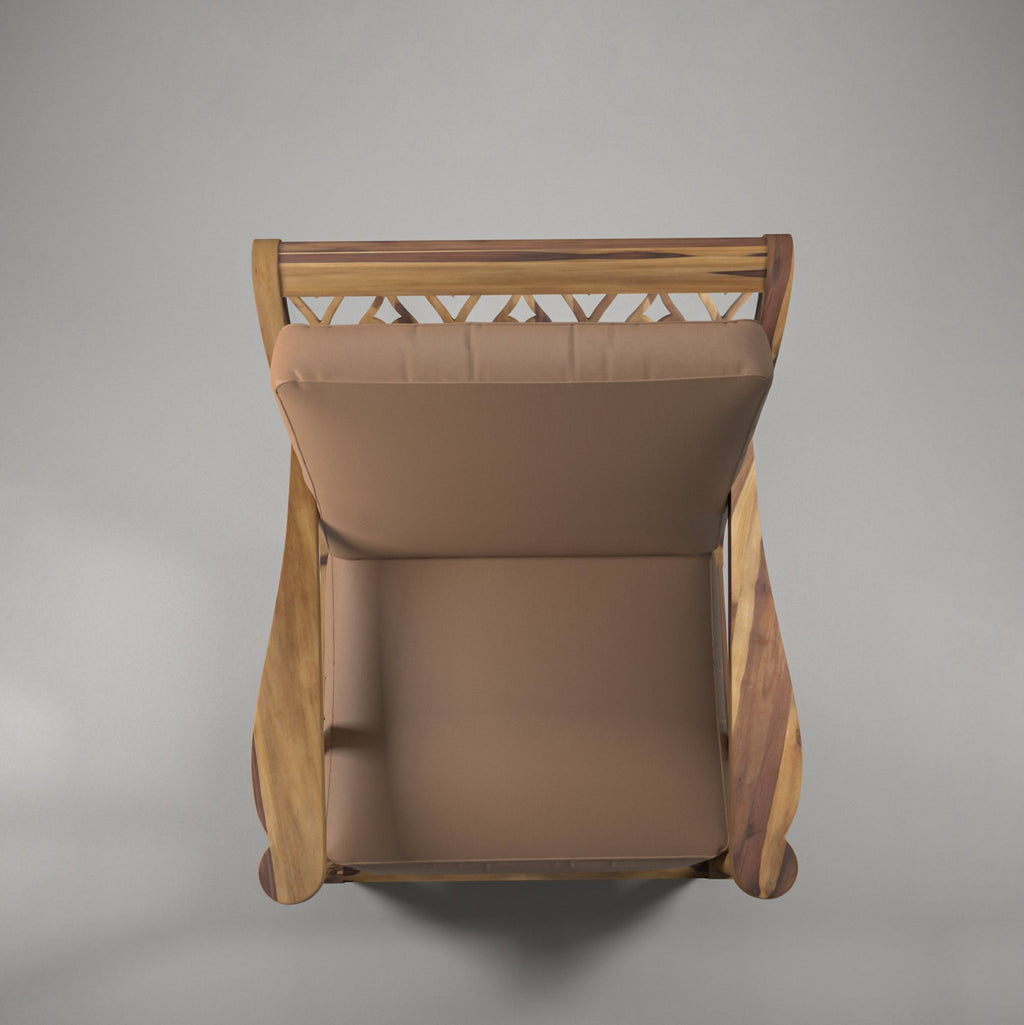 Evora Solid Wood Armchair — view 6