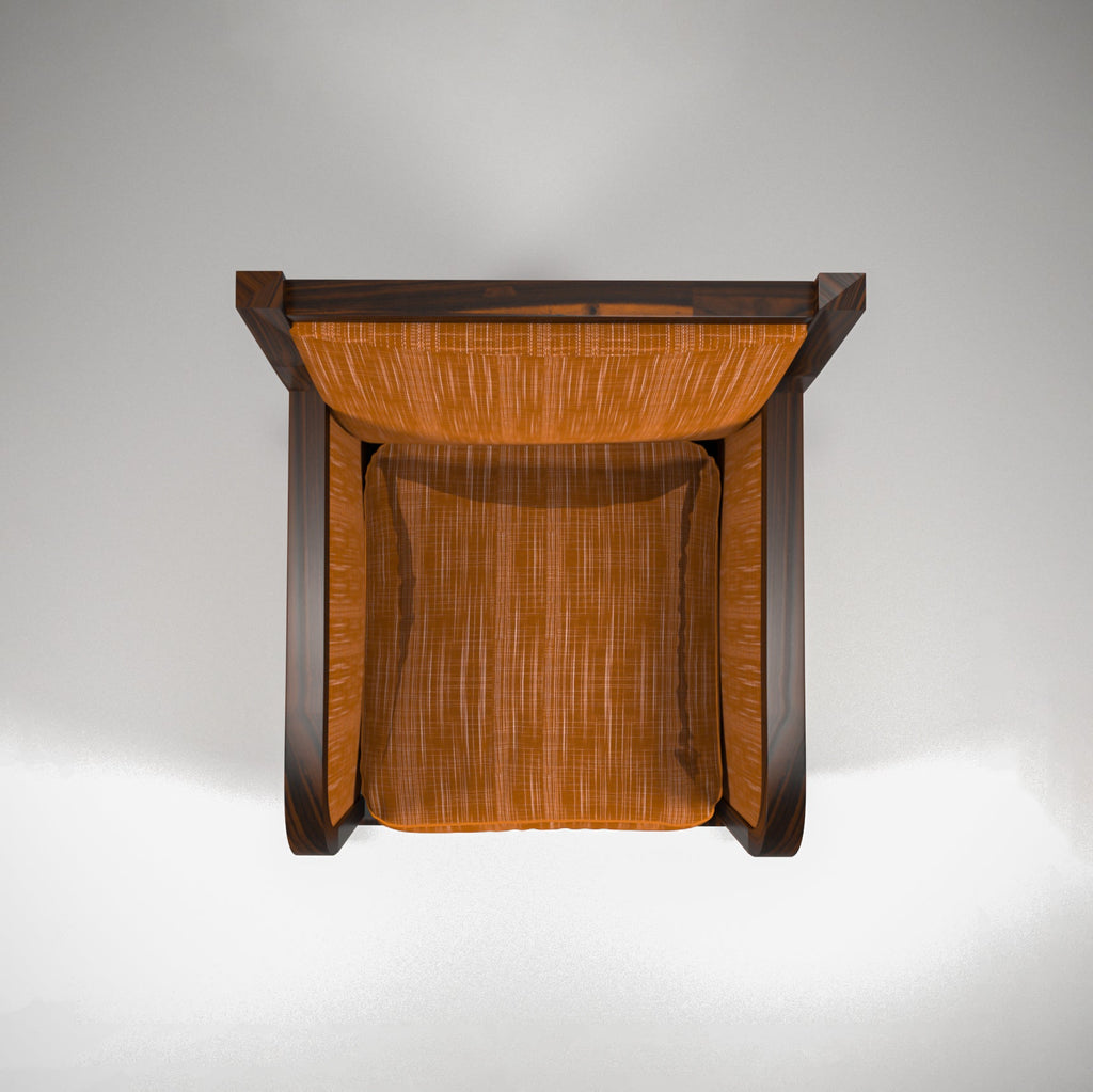 Cora Upholstered Rustic Armchair — view 5