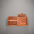 Greer Solid Wood Vintage Desk Organizer - product image 3