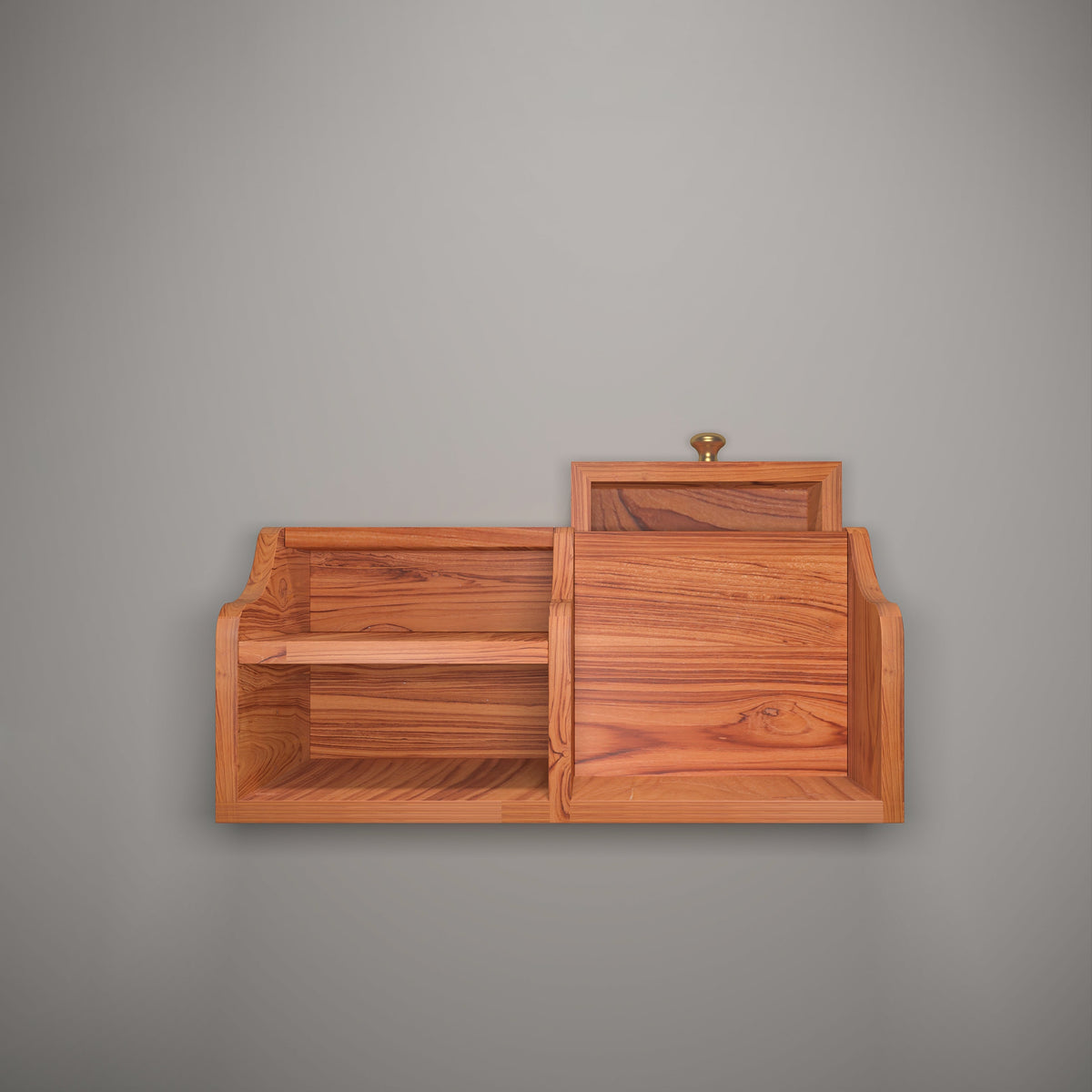 Greer Solid Wood Vintage Desk Organizer - product image 3