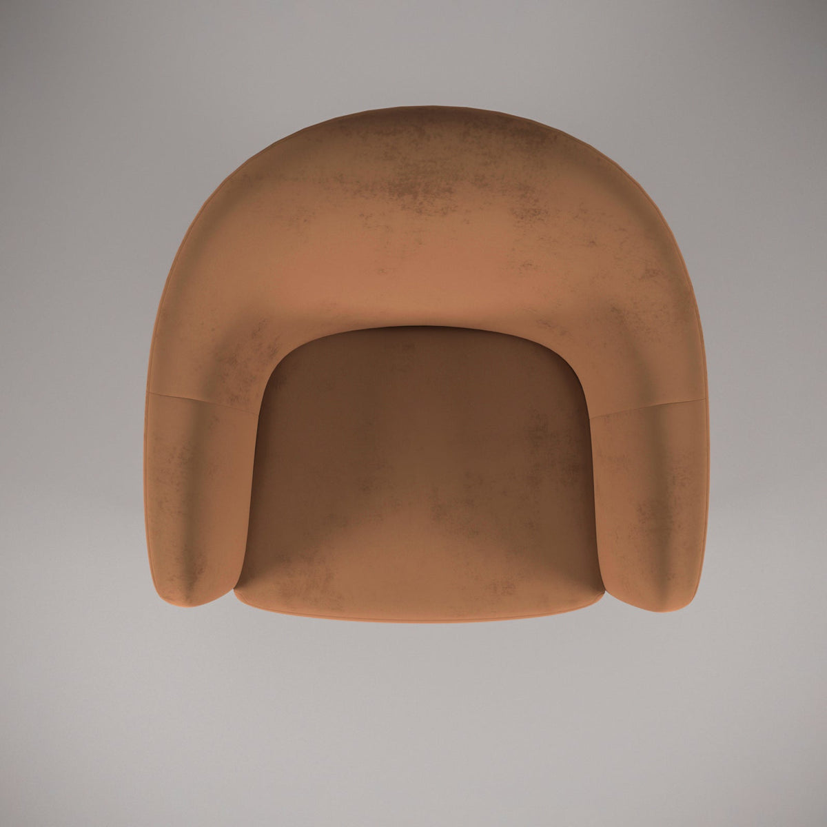 Orla Yellow Metal Armchair — view 4