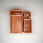 Briar Solid Wood Compact Desk Organizer - Natural - product image 3