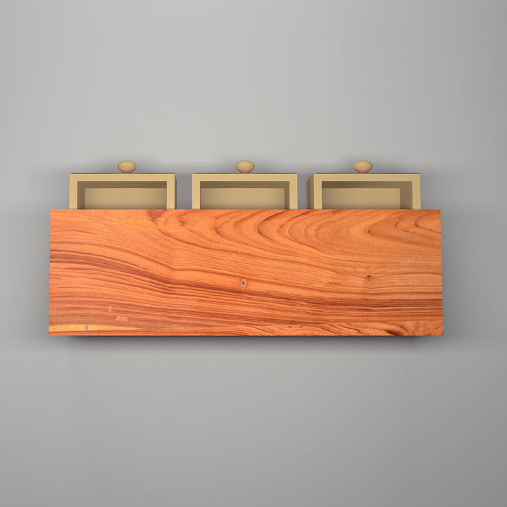 Premium Triple Drawer Wide Ceramic Organizer Desk Organizer