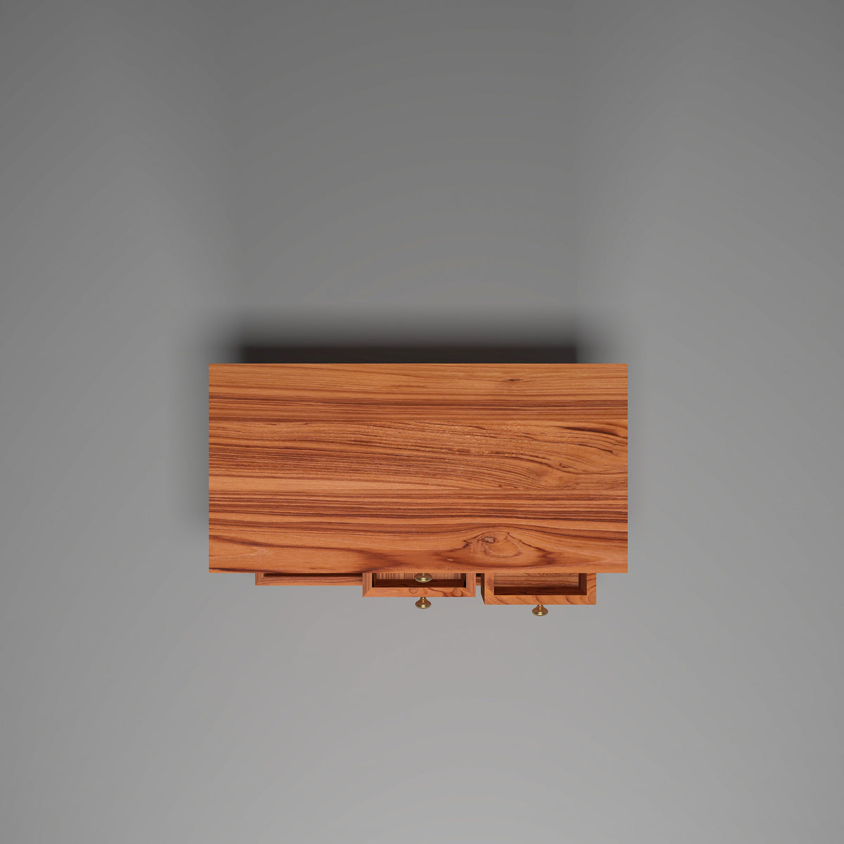 Luca Solid Wood 5 Drawer Desk Chest - Natural - product image 4