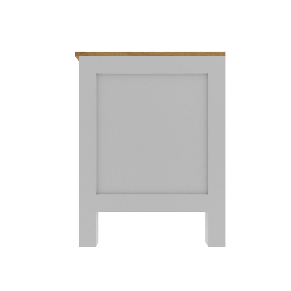 Iris White Engineered Wood TV Unit — view 4