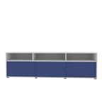 Jolie White Blue Engineered Wood TV Unit — view 2