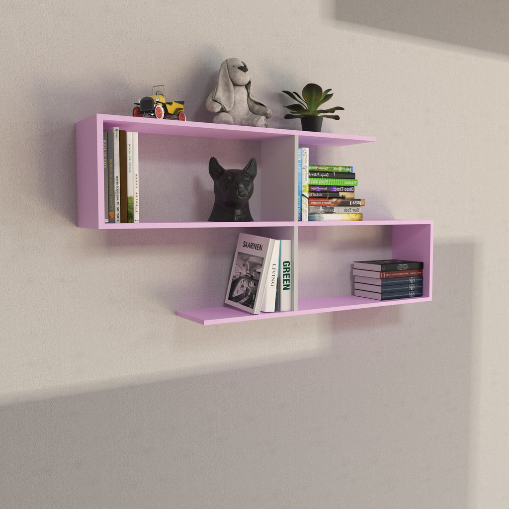 Lyra Floating Engineered Wood Wall Shelf — view 1
