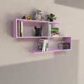 Lyra Floating Engineered Wood Wall Shelf — view 1