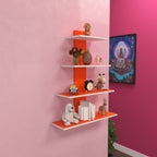 Lucien Floating Two-Tone Engineered Wood Wall Shelf — view 1