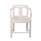 Romy White Armchair — view 1