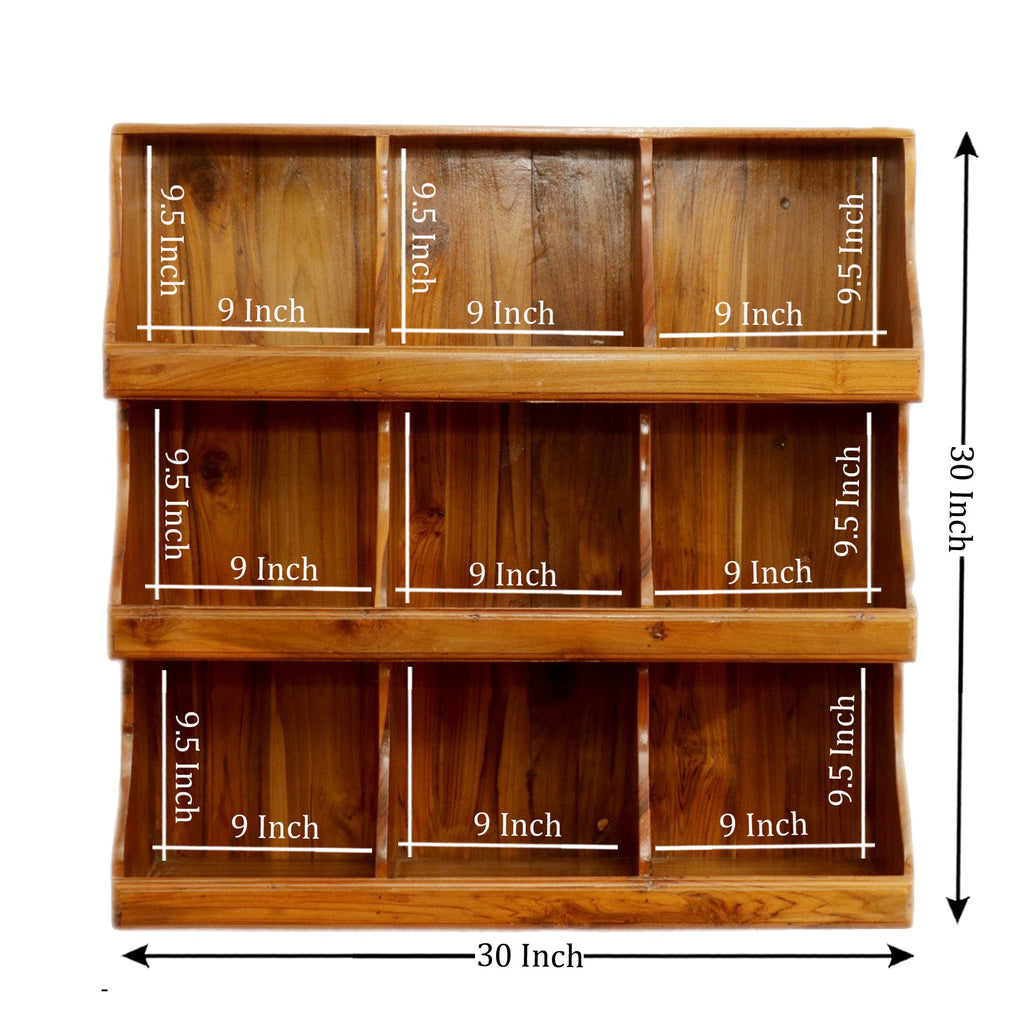 Daphne Solid Wood Wall Shelf — view 2