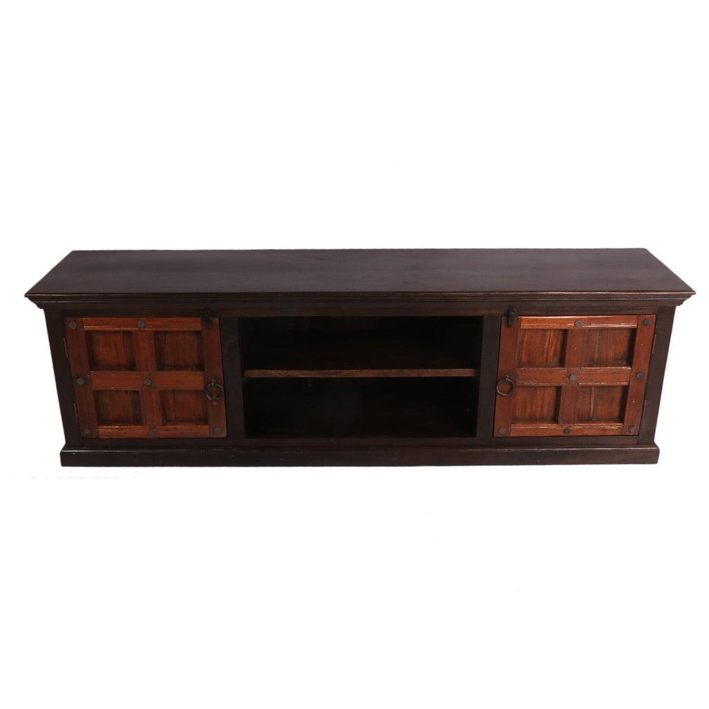 Willa Solid Wood TV Unit — view 1