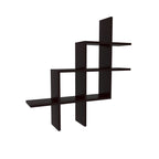 Odessa Asymmetric Floating Engineered Wood Wall Shelf — view 2