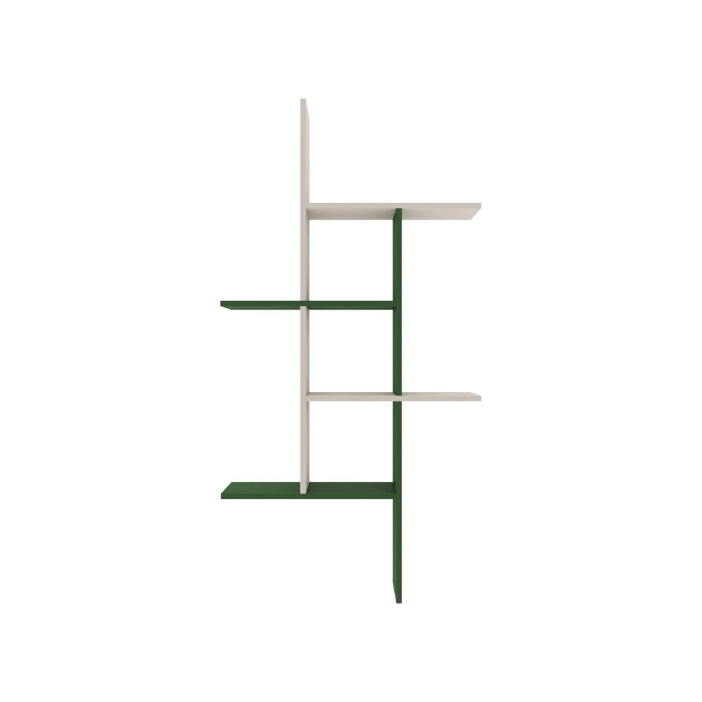 Nola Two-Tone Engineered Wood Wall Shelf — view 2