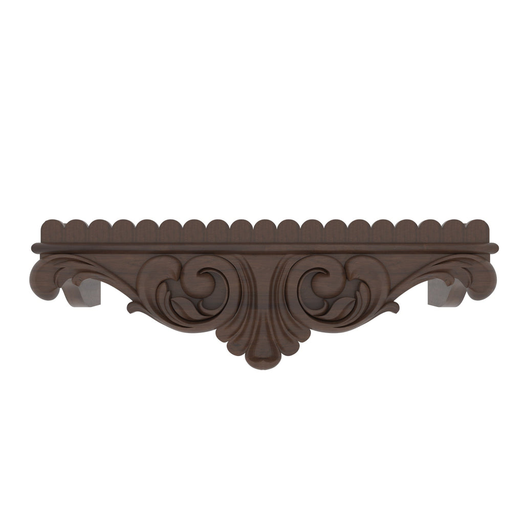 Calista Baroque Scroll Wall Shelf — view 3
