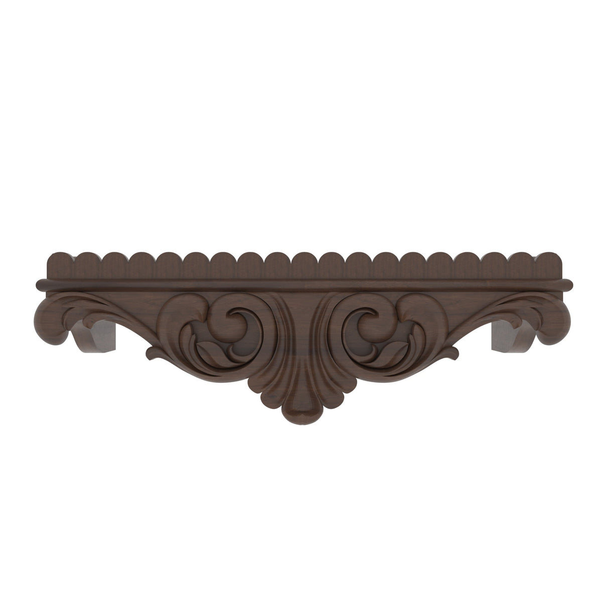 Calista Baroque Scroll Wall Shelf — view 3