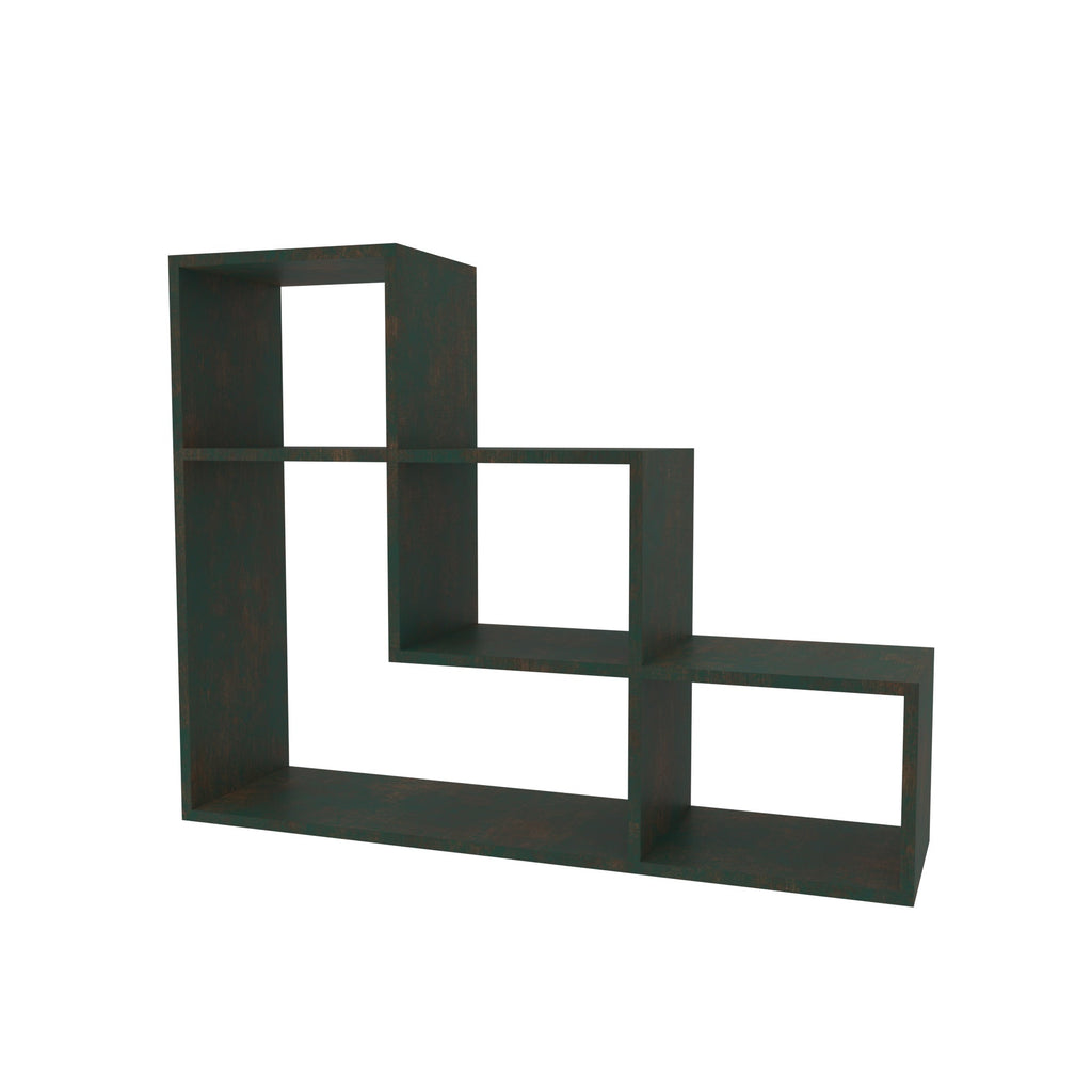 Maren Geometric Engineered Wood Wall Shelf — view 2