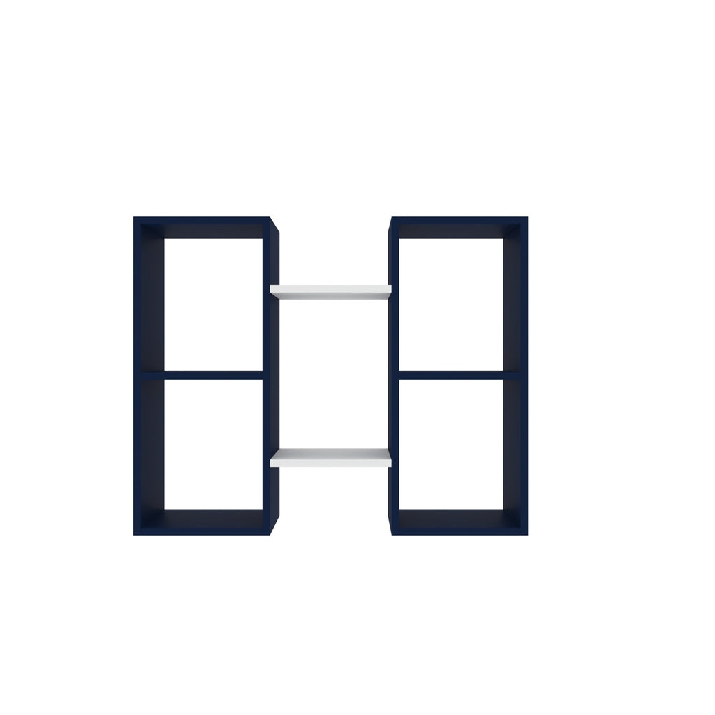 Livia Two-Tone Engineered Wood Wall Shelf — view 3
