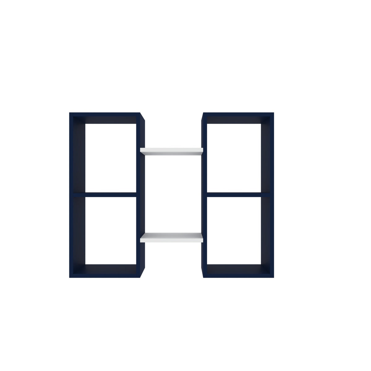 Livia Two-Tone Engineered Wood Wall Shelf — view 3